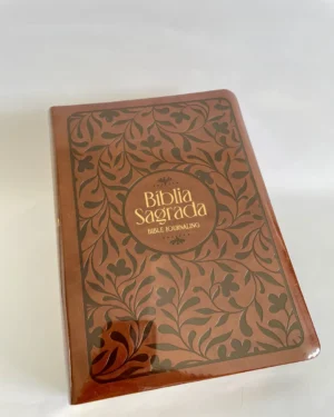 Bíblia Sagrada NVI | Bible Journaling | Leitura Perfeita | Espaço Para Anotações | Couro Soft