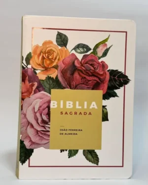 Bíblia Floral ARC Capa Dura Letra Normal Almeida Revista e Corrigida