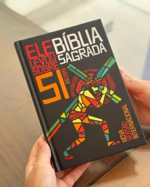 Bíblia Sagrada NVI Capa Dura Levou Sobre Si | Fonte Leitura Perfeita e Moderna Thomas Nelson
