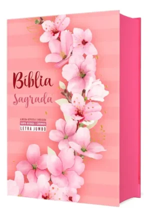 Bíblia Sagrada Almeida Revista e Corrigida com Letra Jumbo e Harpa.