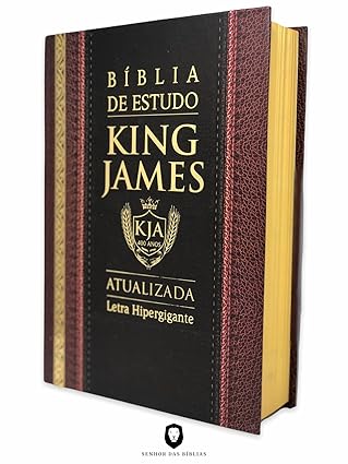 Bíblia de Estudo King James Atualizada | Hipergigante | Full Color | Capa Dura