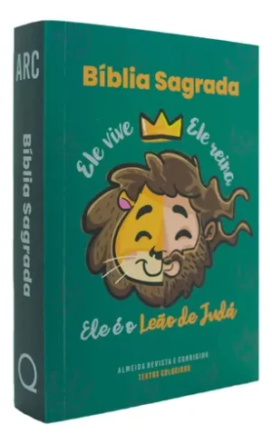 Bíblia Pequena ARC Brochura Evangelismo Leão de Judá – Edifique
