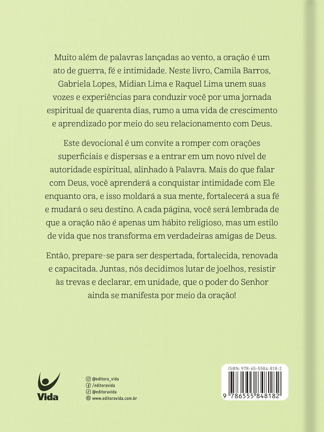 Devocional Oração | Midian Lima, Camila Barros, Raquel Lima e Gabriela Lopes - Imagem 3